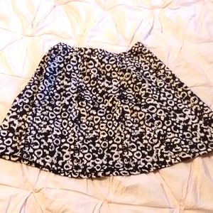 Leopard print skirt